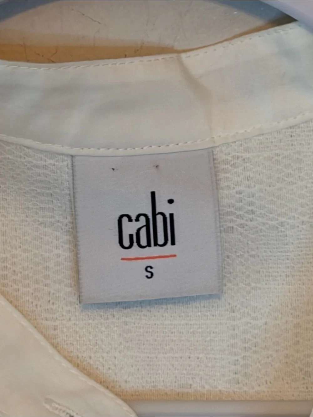 CAbi Ivory Lace Blouse Sleeveless Romantic Coastal Chic Boho Top - Picture 3 of 7